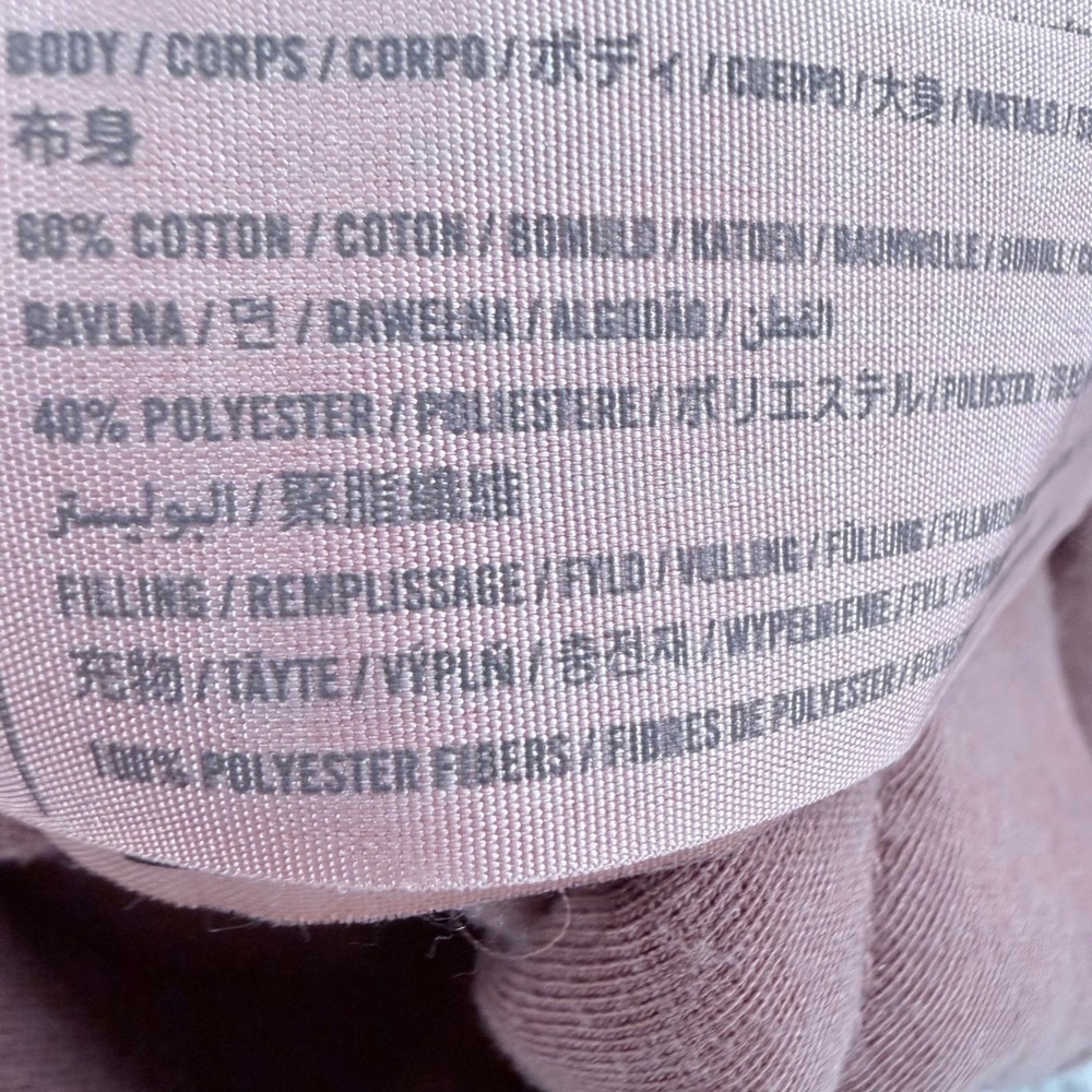 Abercrombie & Fitch Pullover Womens S Mauve Quilted Quarter Zip Garment Dyed - Picture 6 of 8